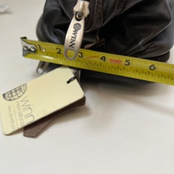 Genuine Leather Black Travel Bag - Picture 4 of 8